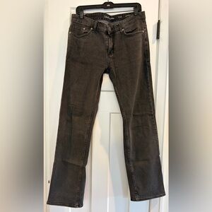 Calvin Klein Jeans Men's Charcoal Straight Jeans